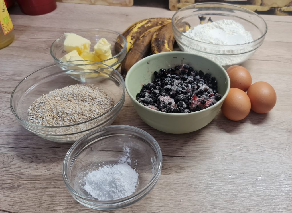 Ingrediente banana bread- rețeta rapida