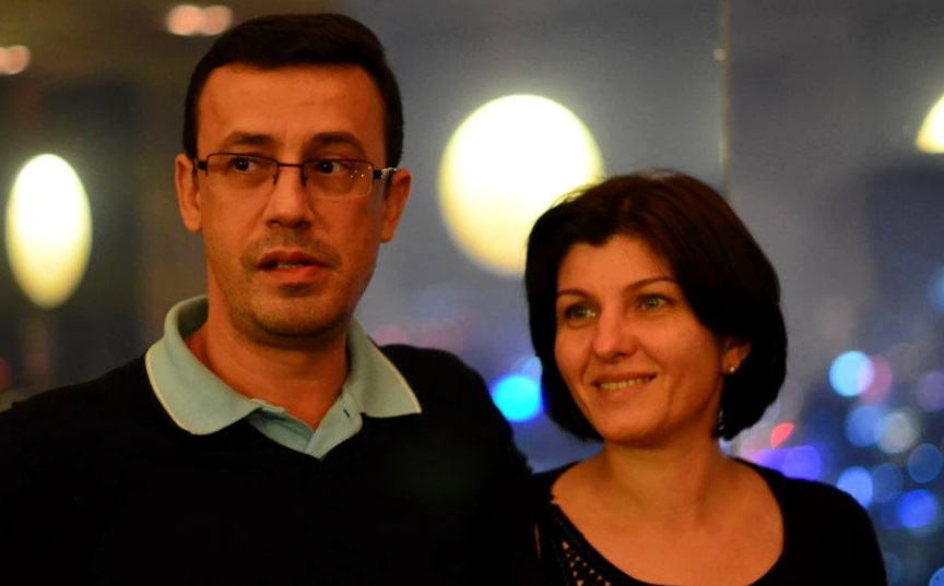 Victor Ciutacu și soția