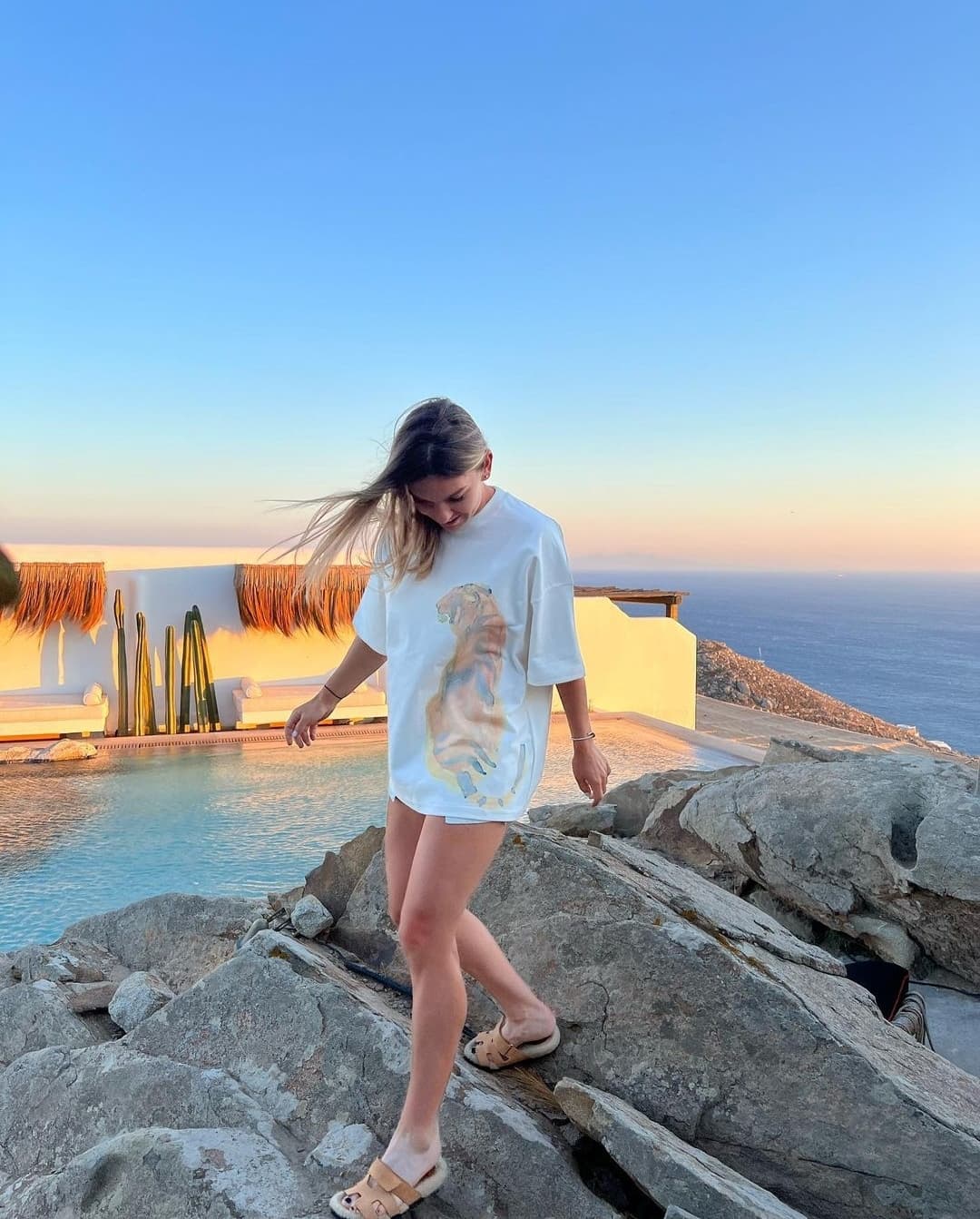 Simona Halep, imagini din vacanța petrecută în Grecia