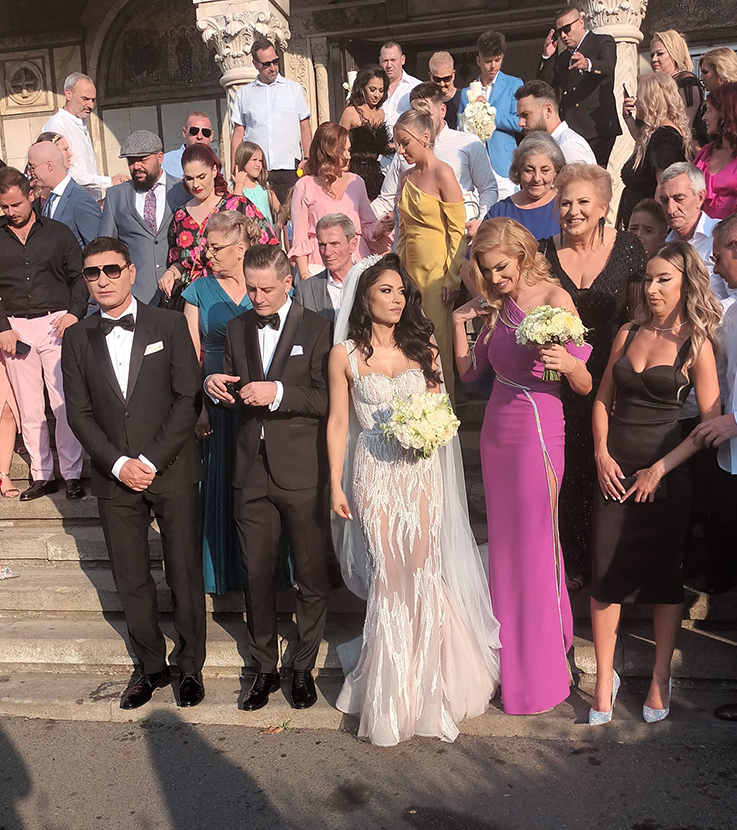 Ce rochie de mireasă superbă a ales Nasrin Ameri