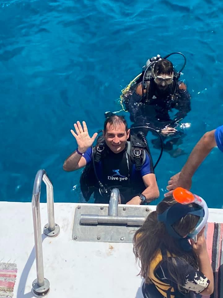 Claudiu Bogdan , scufundări în Marea Roșie