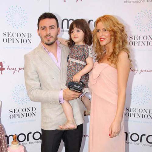 Denisa Nechifor, Adrian Cristea și fiica lor