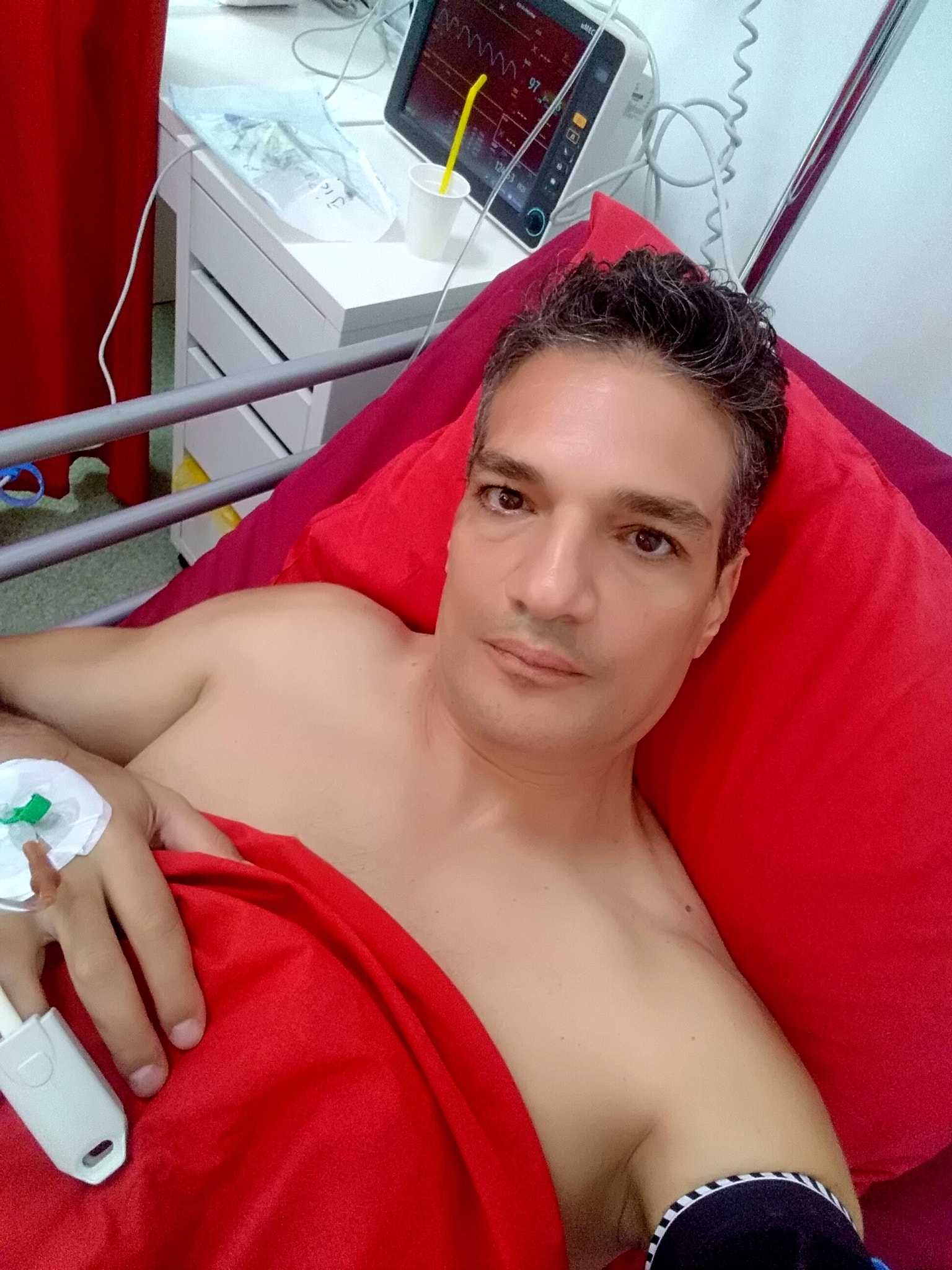 Rareș Dragomir, pe patul de spital