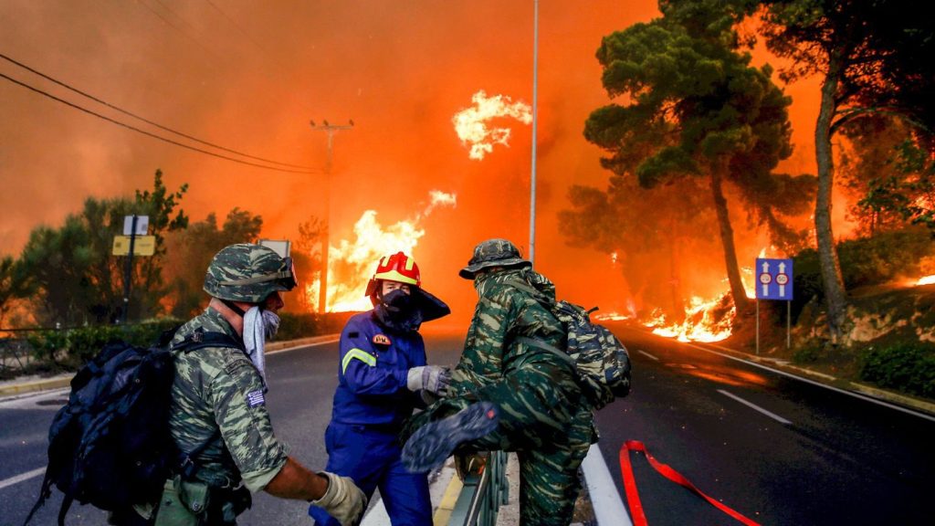 Zonele din Grecia în care au loc adesea incendii