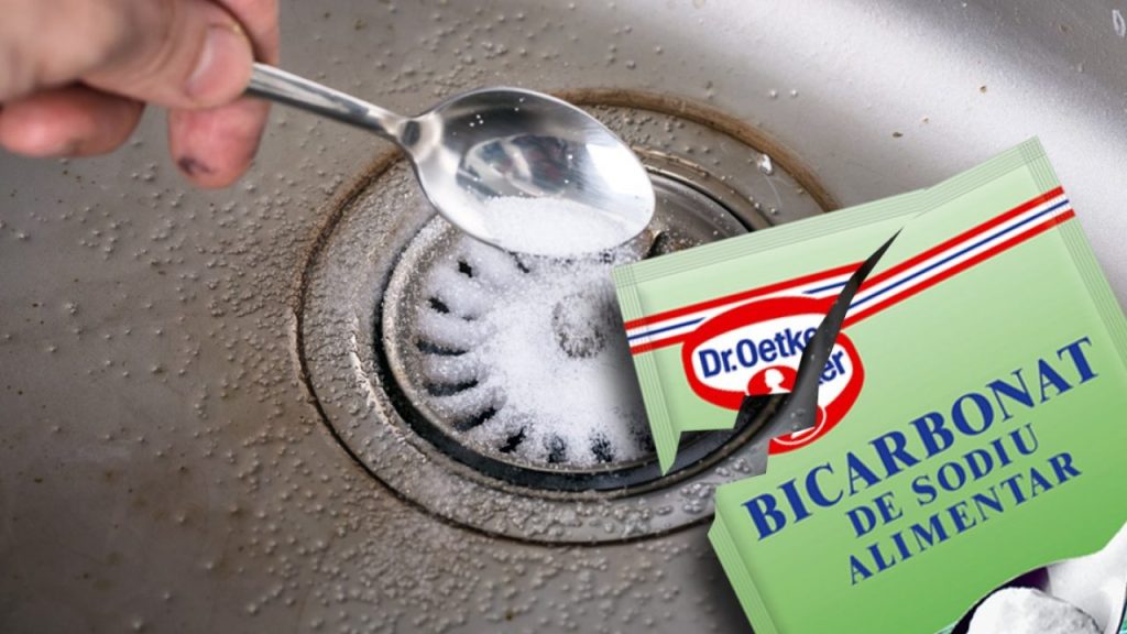 Combinatia perfecta cu bicarbonat de sodiu care desfunda orice chiuveta