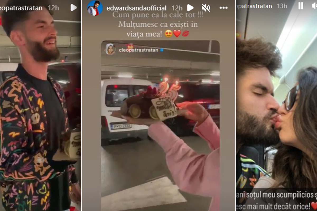 Cleopatra Stratan surpriză Edward Sanda