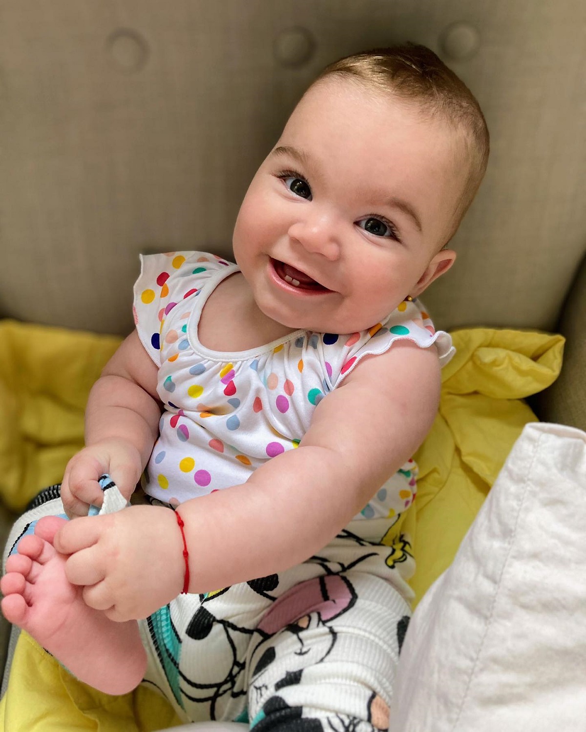 Ema, fetița Cristinei Cioran, a împlinit 1 an