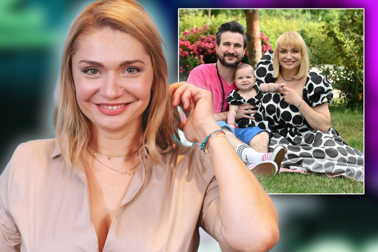 Imagine adorabilă cu fetița Cristinei Cioran. Ema a împlinit 1 an. FOTO
