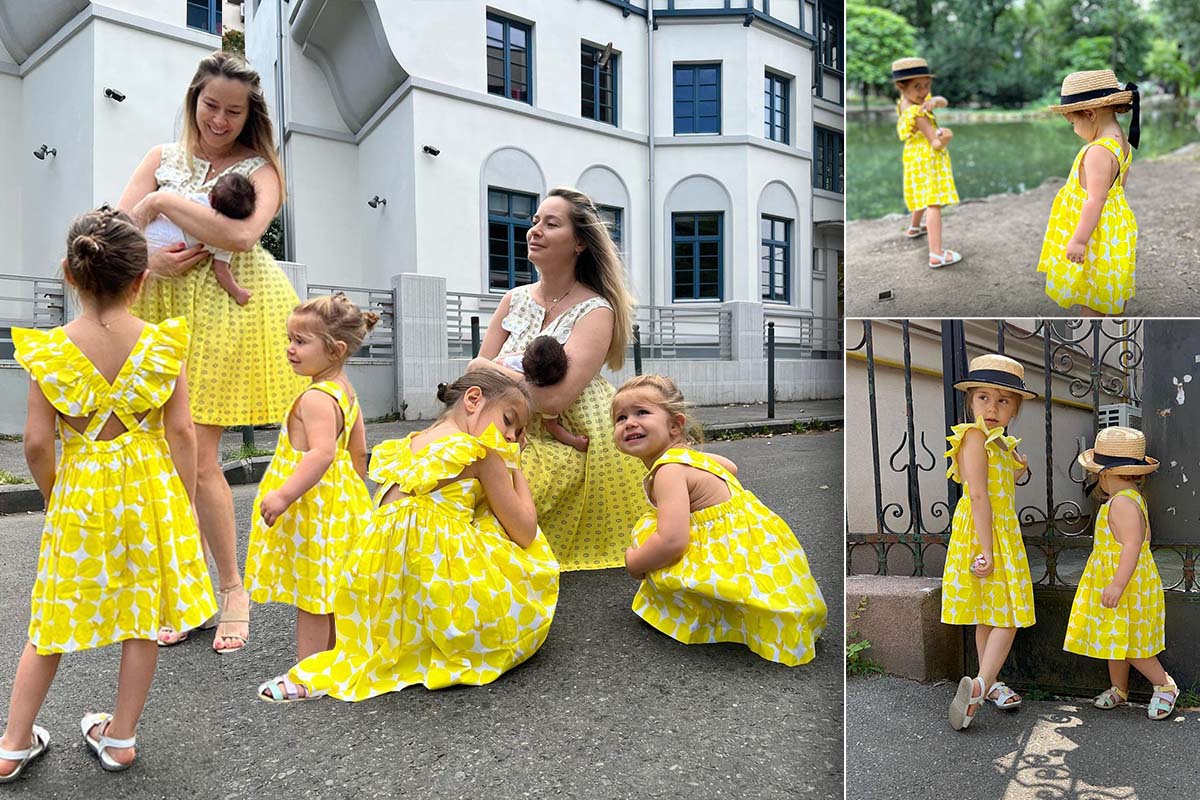 Laura Cosoi, pictorial cu fiicele sale