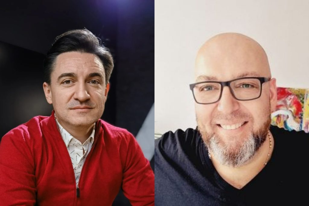 Psihologul Radu Leca si George Buhnici