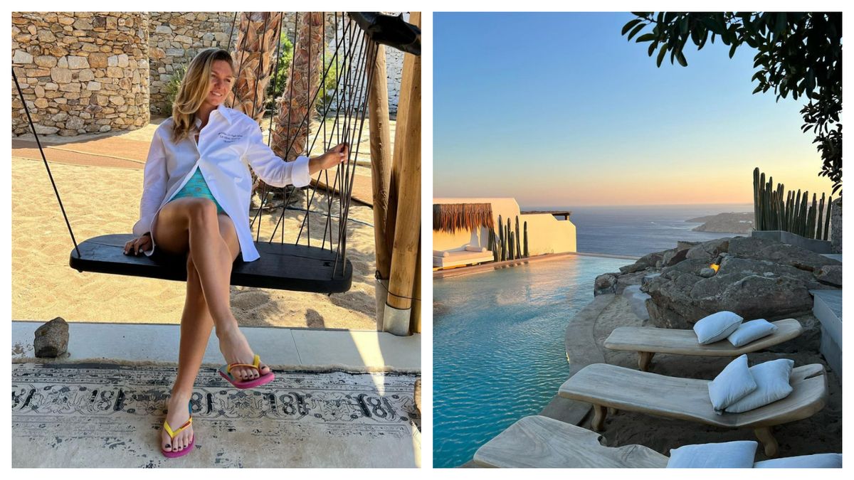 Simona Halep, imagini din vacanța petrecută în Grecia