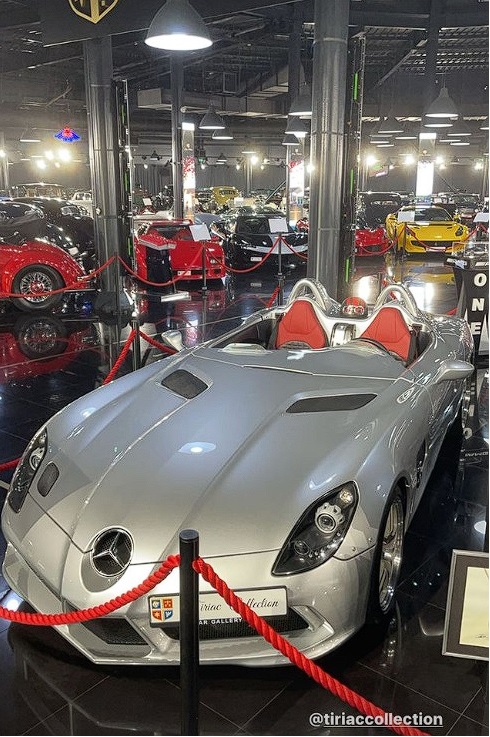 Ioana Țiriac a vizitat colecția de mașini a tatălui ei