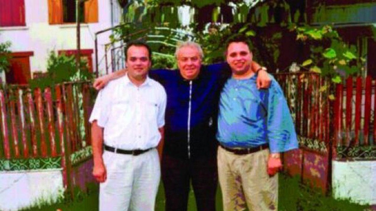 Alexandru Arșinel, alături de fiii lui, Cristian și Bogdan