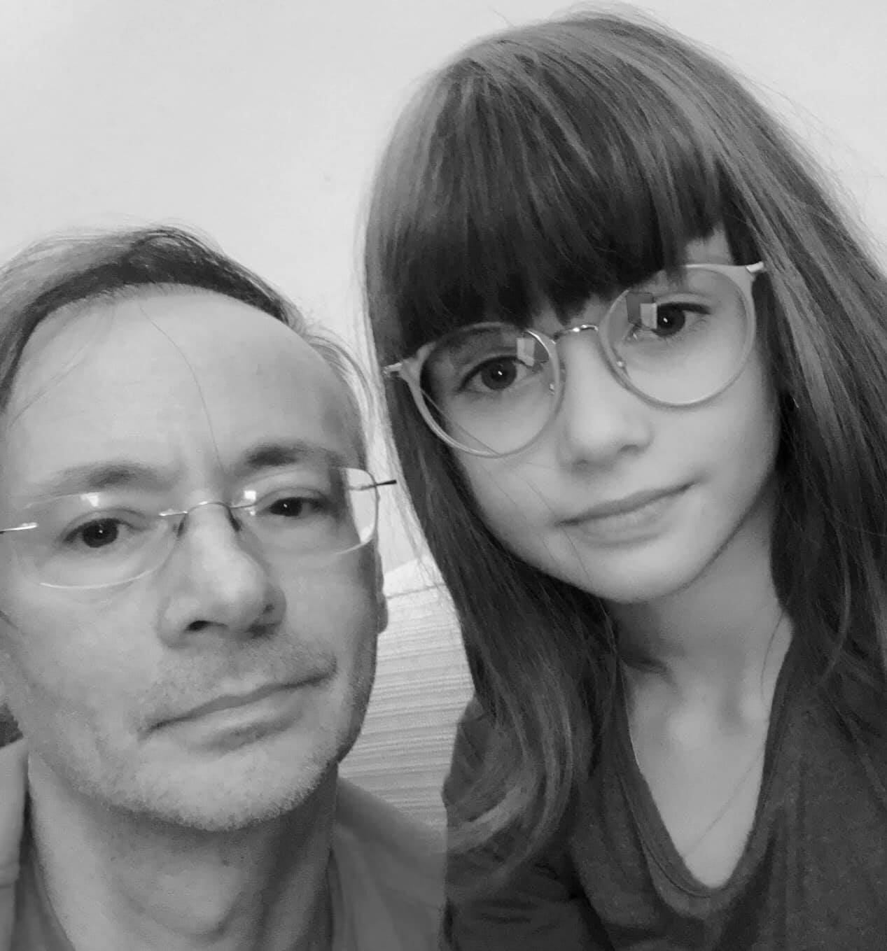 Mihai Albu și fiica lui