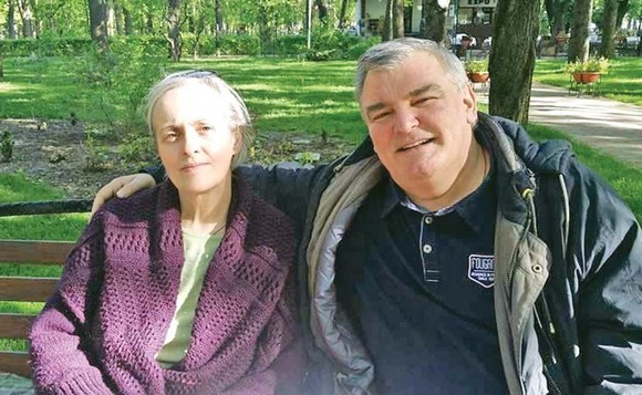 Florin Constantin și soția lui