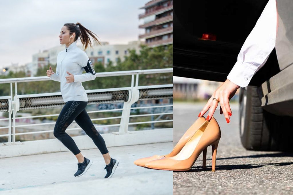 Ea e femeia care a alergat 40 de kilometri pe tocuri stiletto