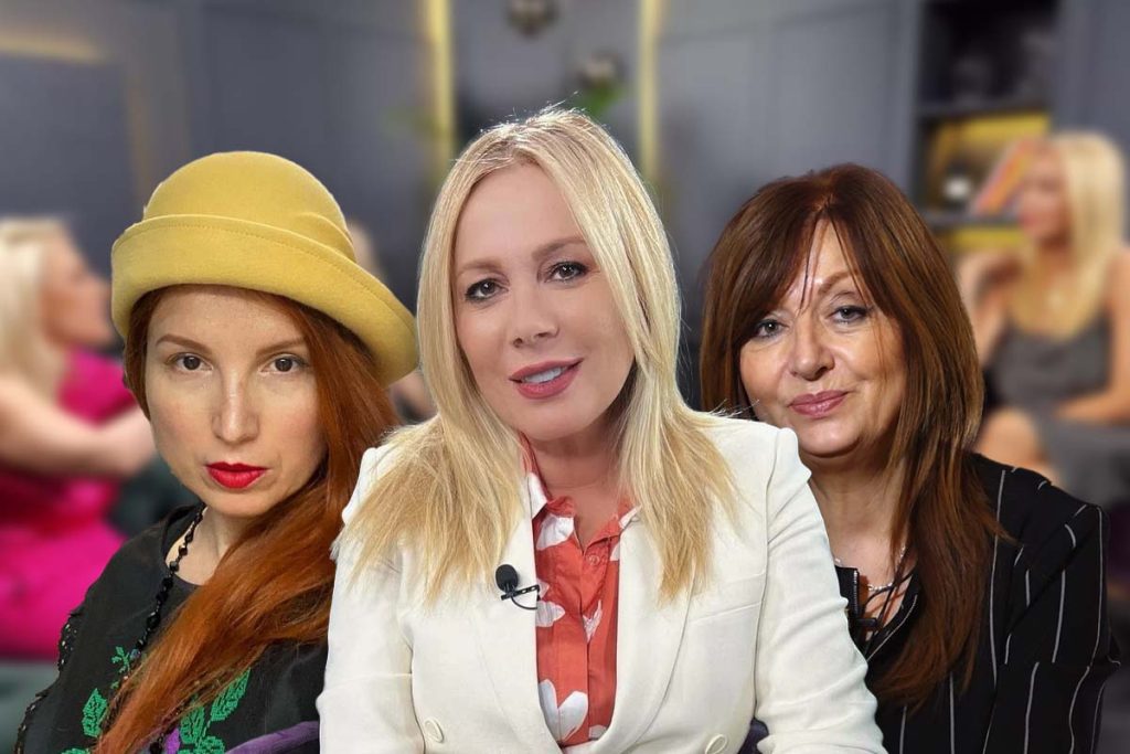 Dana Săvuică și invitatele sale, Eli Lăslean și Corina Leca