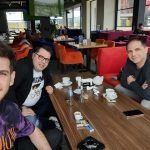 Răzvan și nașul lui, Dan Negru, înainte de operație