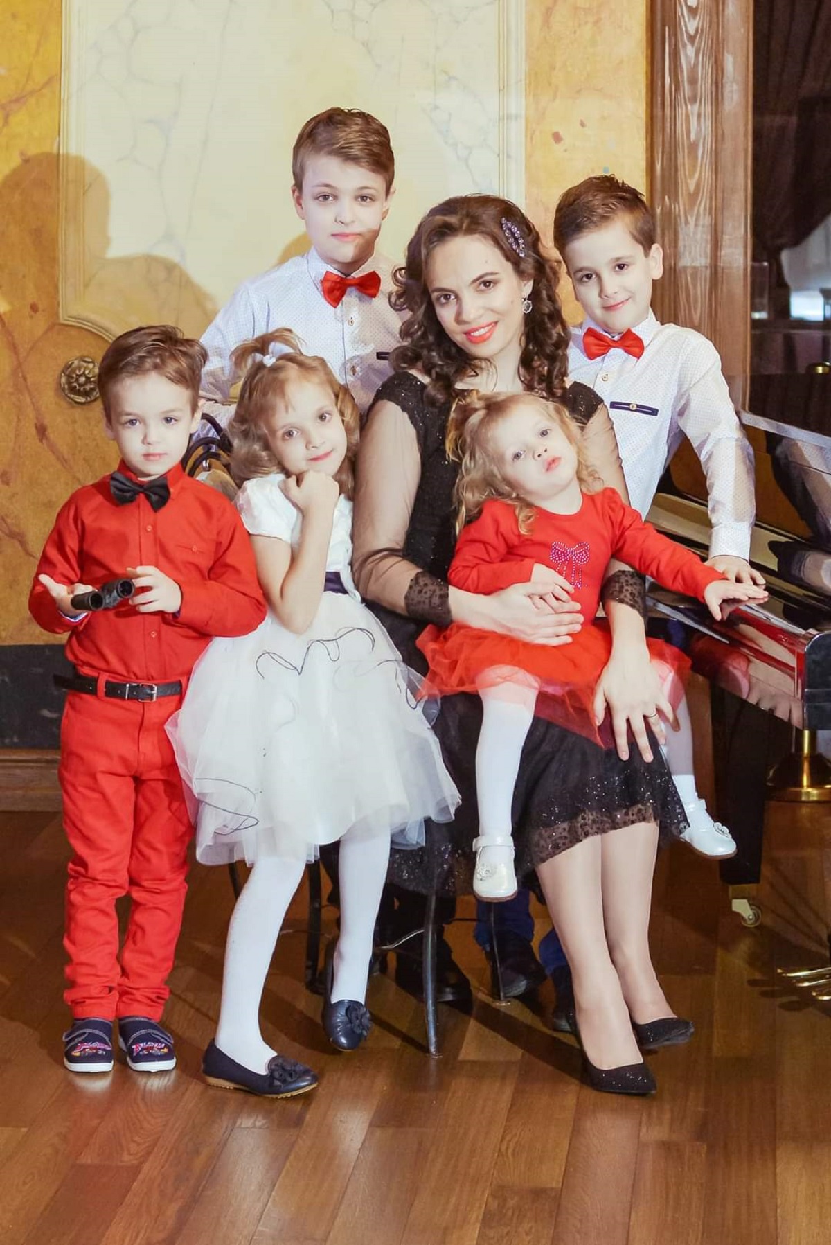 Raluca Ciocârlan și copiii