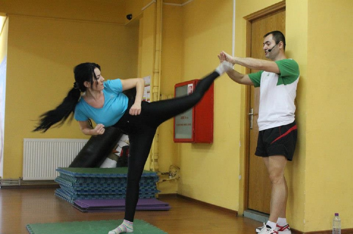 Silvia Lăuneanu cunoaște arta autoapărării