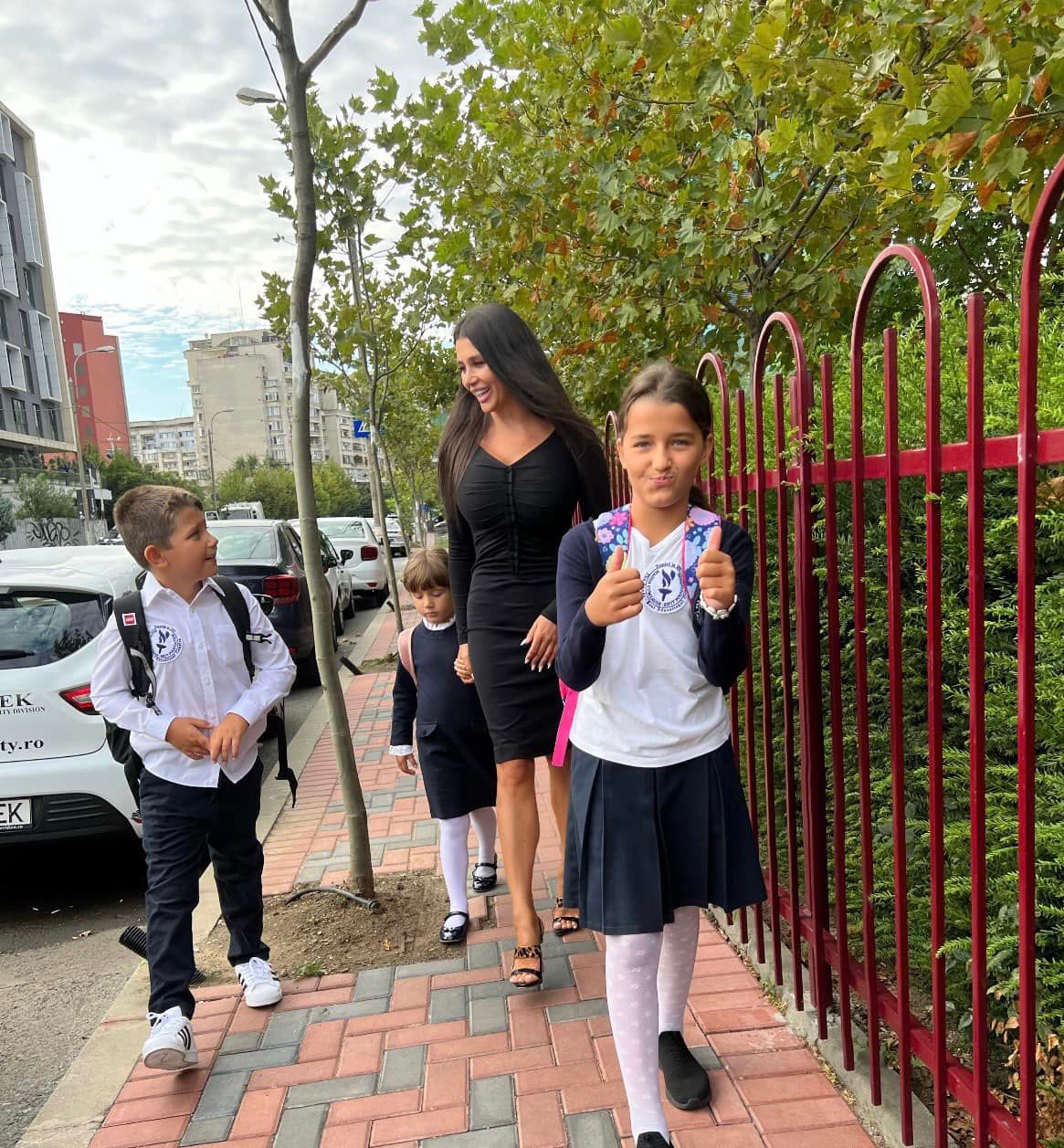 Ținuta purtată de Elena Băsescu, în prima zi de școală