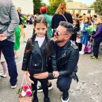 Fiica Biancăi Drăgușanu și a lui Victor Slav, prima zi de școală