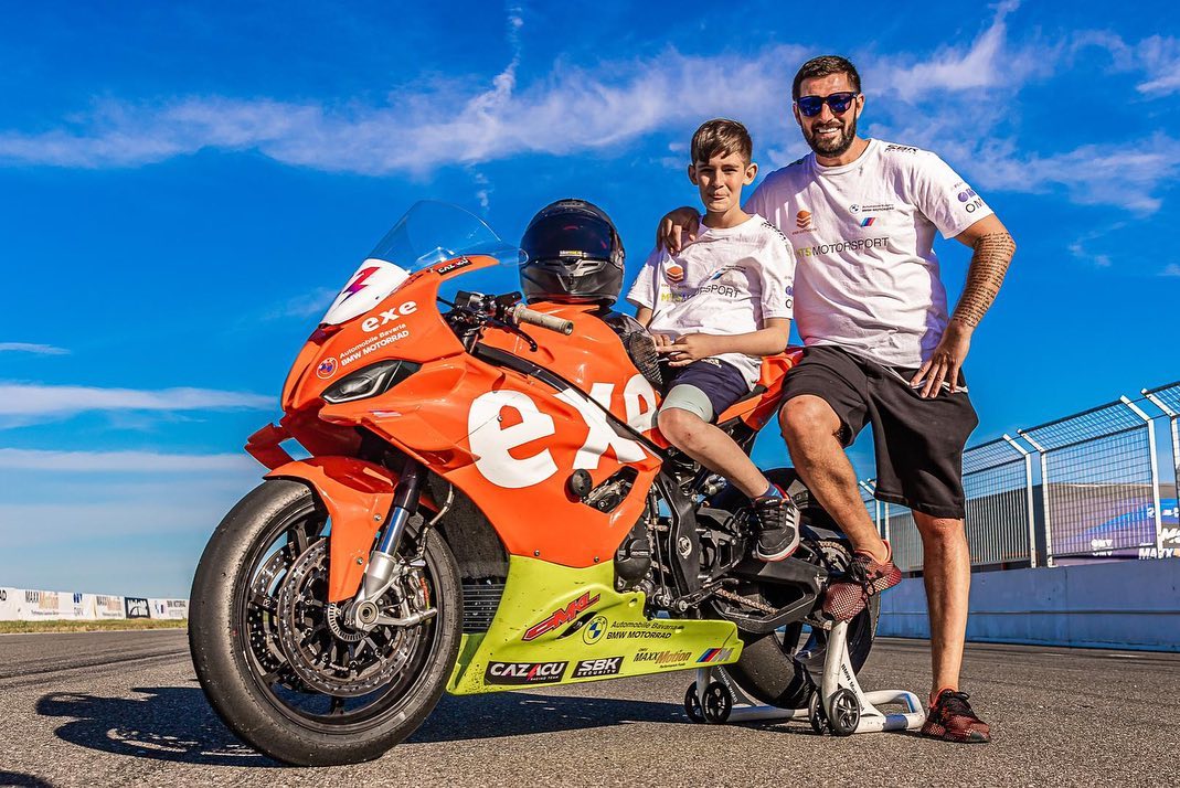 Cătălin Cazacu și fiul său