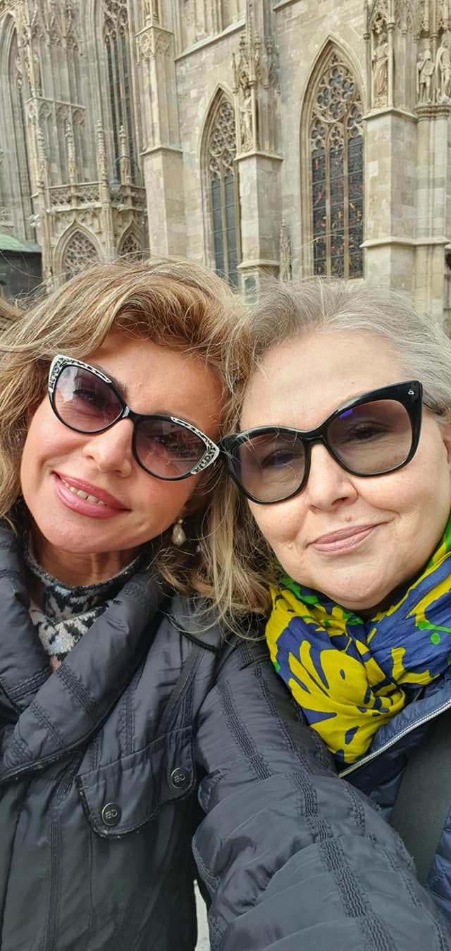 Alexandra Velniciuc, alături de mama ei