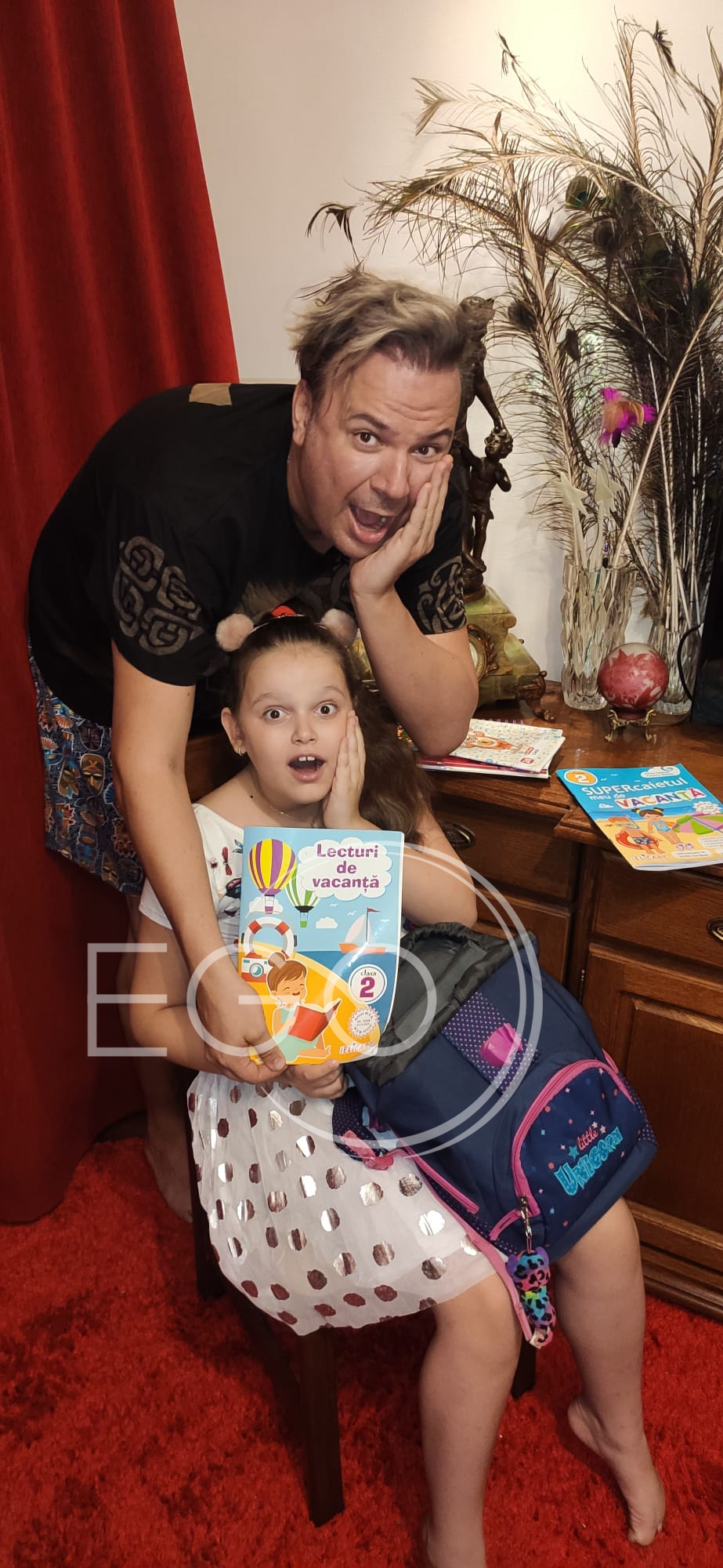 Dan Helciug și fiica sa