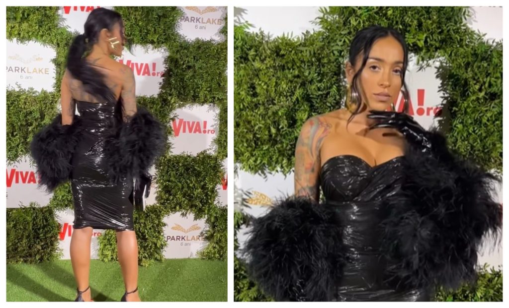 Rochia purtată de Ruby din folie alimentară