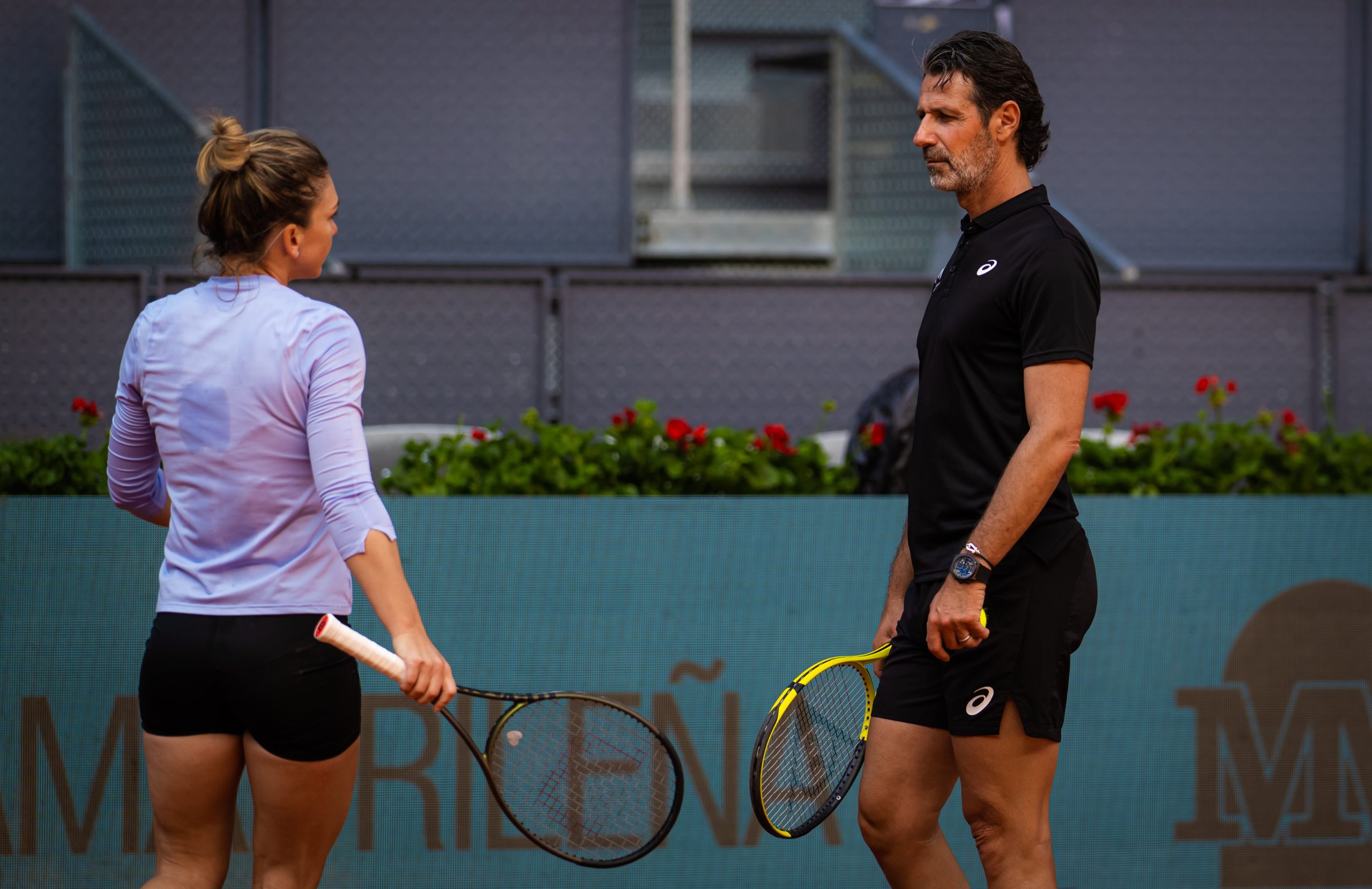 Simona Halep și Patrick Mouratoglou