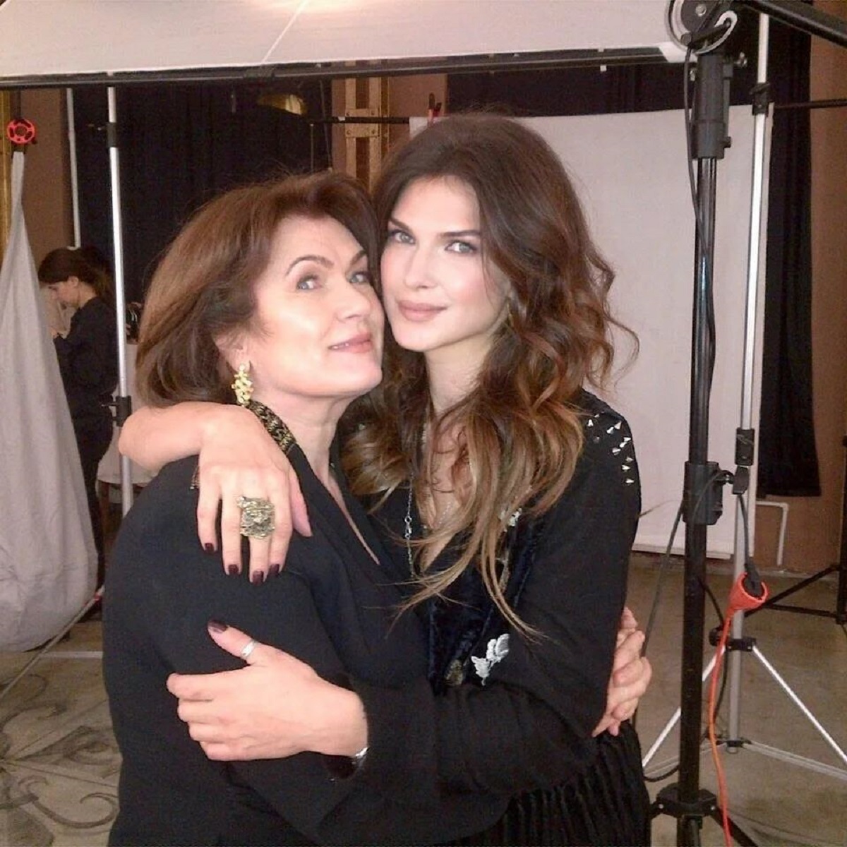 Monica Bârlădeanu și mama ei