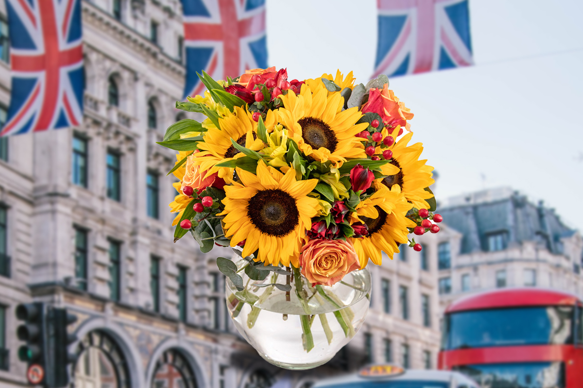 Ce semnifică buchetele de floarea-soarelui aduse ca omagiu Reginei Elisabeta a II-a