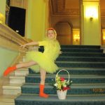 Fata căror prezentatori tv a schimbat poantele de balerină cu crampoanele de fotbalistă