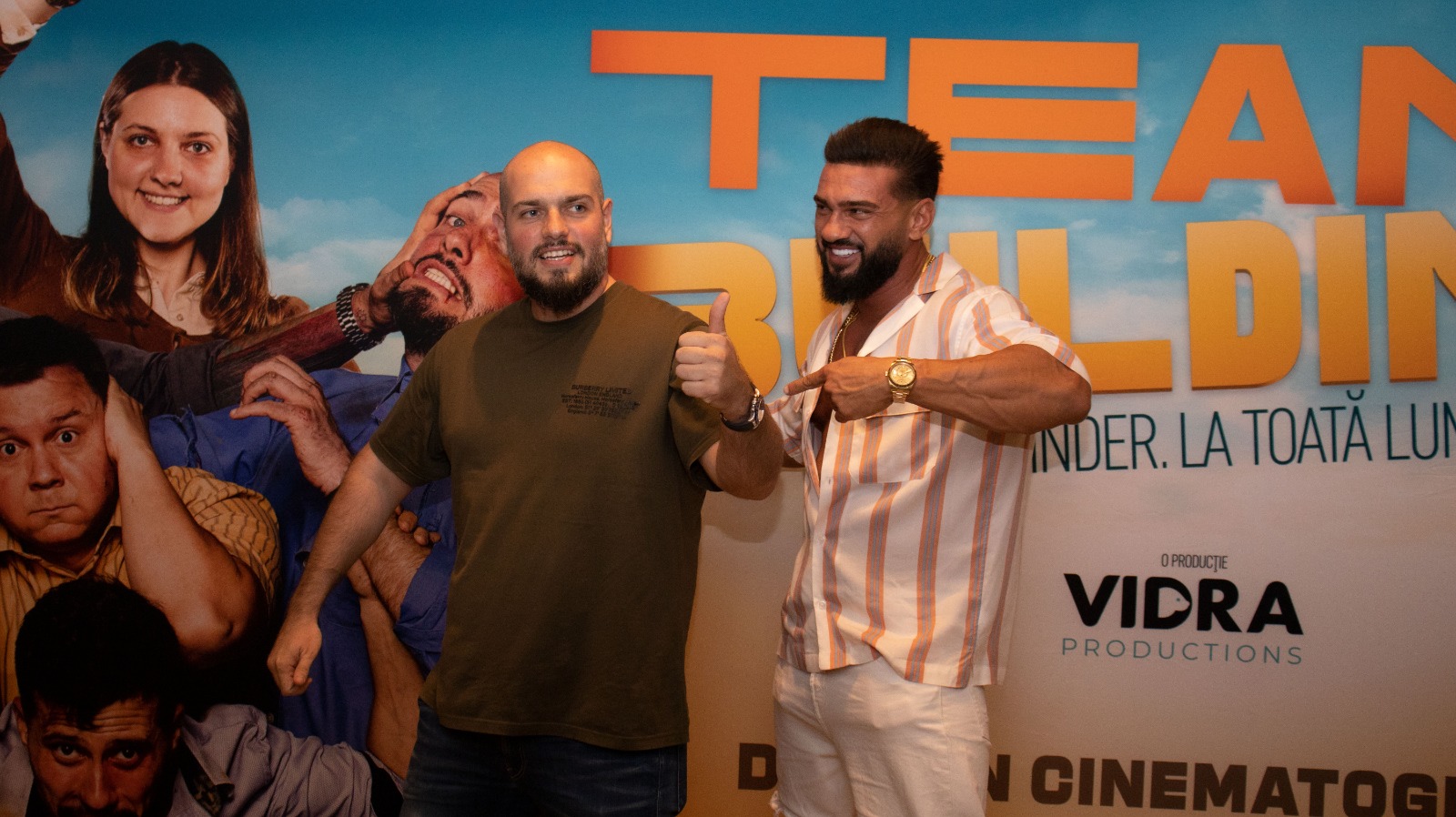 Matei Dima a dat nas în nas cu ursul la filmările pentru „Teambuilding”