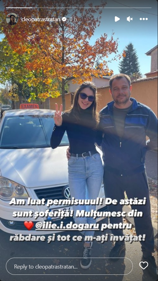 Cleopatra Stratan in culmea fericirii