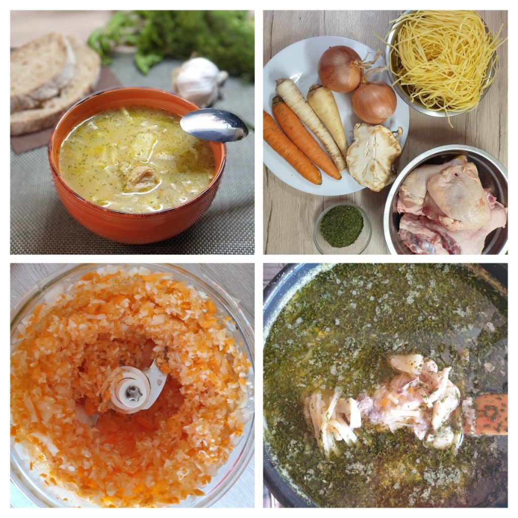 Etape de pregătire Supa de pui cu tăiței.Foto: Oana Matei/ego.ro