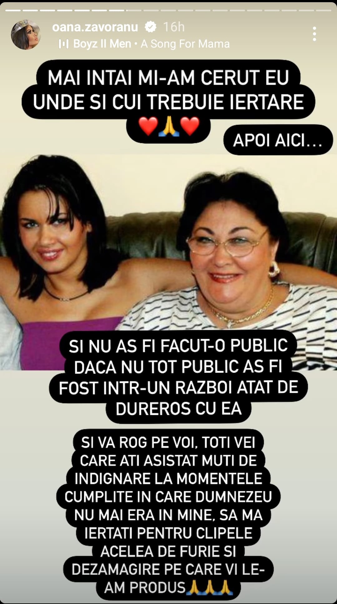 Mesajul naucitor postat de Oana Zăvoranu, la 7 ani de la moartea mamei sale 6
