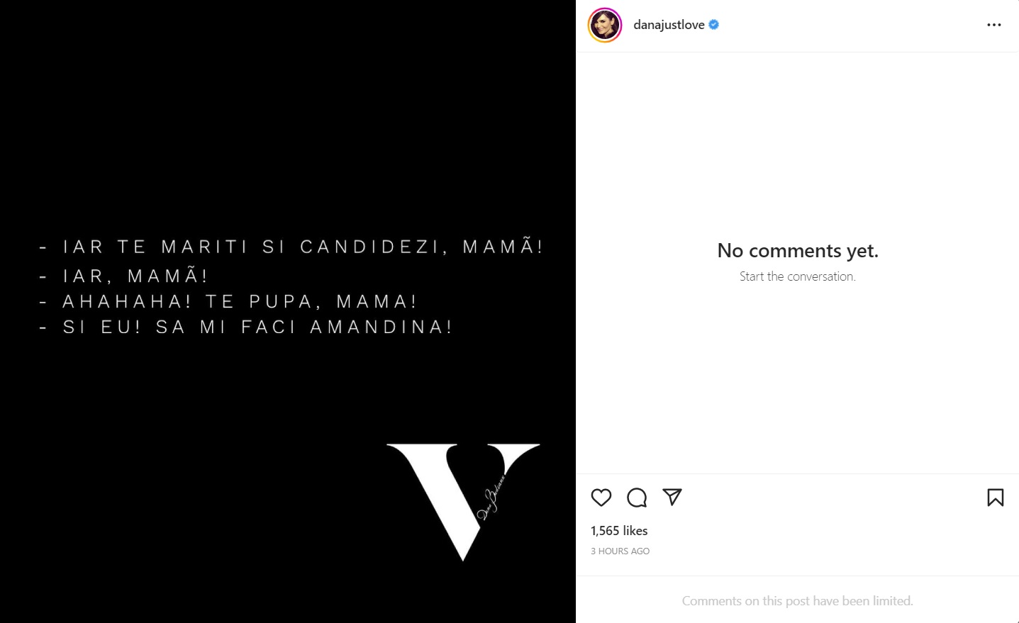 Mesajul postat de Dana Budeanu, dupa ce s-a aflat ca face nunta