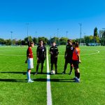 Fata căror prezentatori tv a schimbat poantele de balerină cu crampoanele de fotbalistă