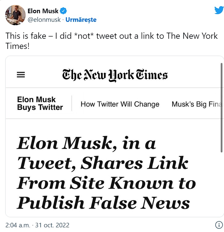 Ce a scris Elon Musk pe Twitter în timpul petrecerii de la Castelul Bran