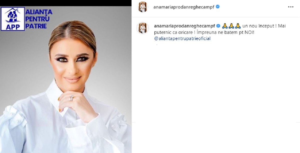 Anamaria Prodan, pas important în carieră