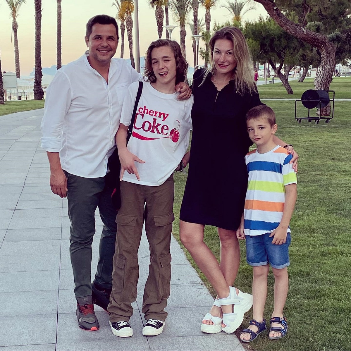 Gabriel Coveșeanu și familia