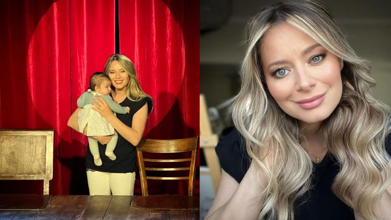 Laura Cosoi nu se dezlipește de bebelușă nici la teatru: ”O hrănesc înainte să urc pe scenă”. Soțul o așteaptă două ore în culise, cu micuța Lara în brațe. EXCLUSIV