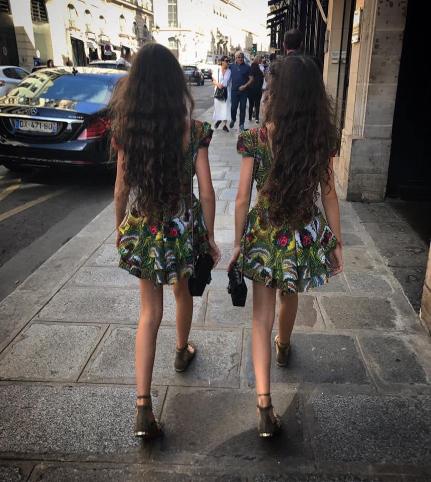 Dana Budeanu si gemenele sale imagini nemaivazute