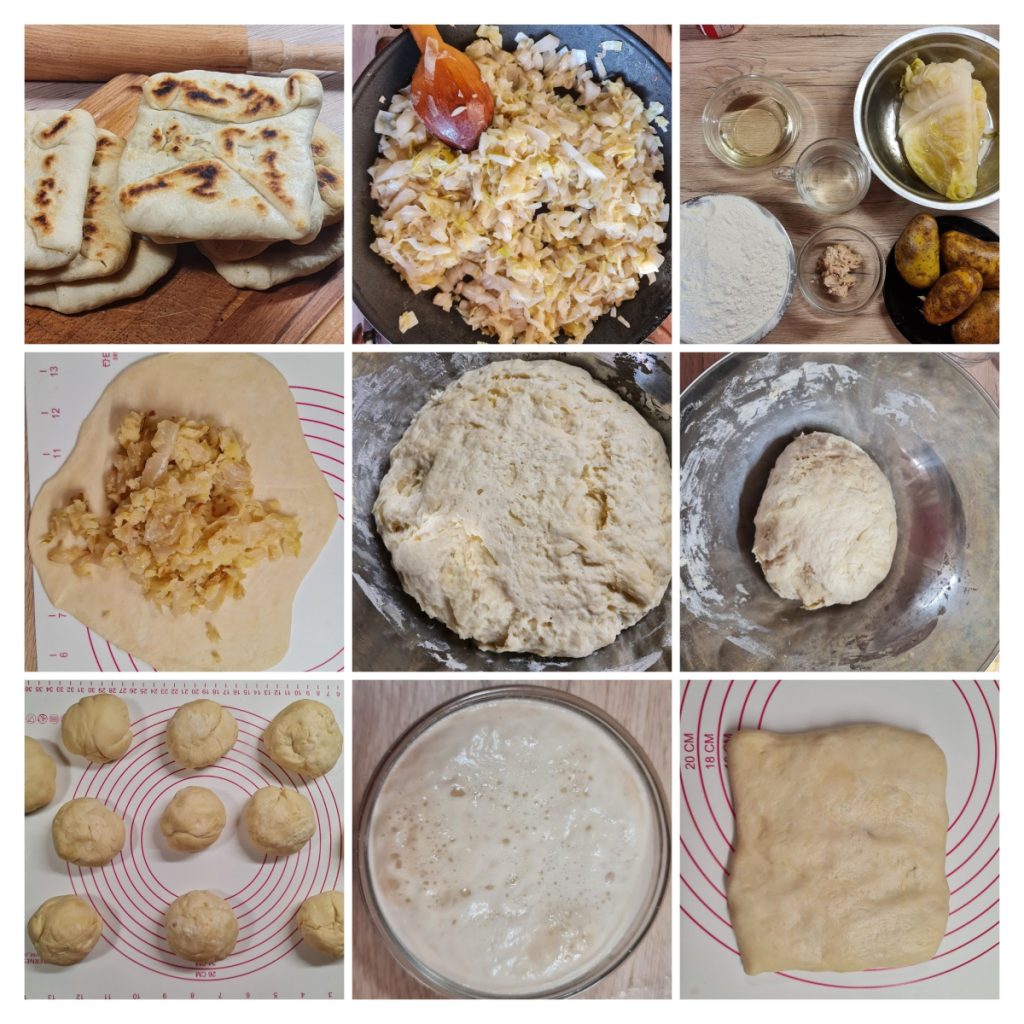 Etape de preparare Plăcinte cu varză murată și cartofi