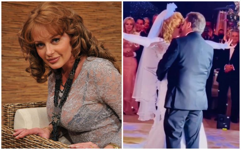 Joana Benedek, apariție spectaculoasă în ziua nunții. Actrița s-a căsătorit la 50 de ani, primele imagini