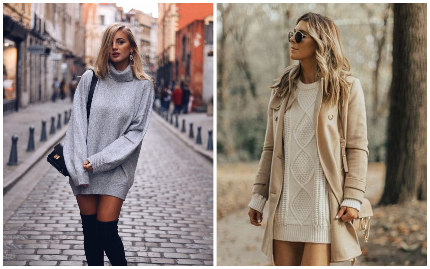 Tendinte iarna 2022 Rochiile pulover sunt la moda