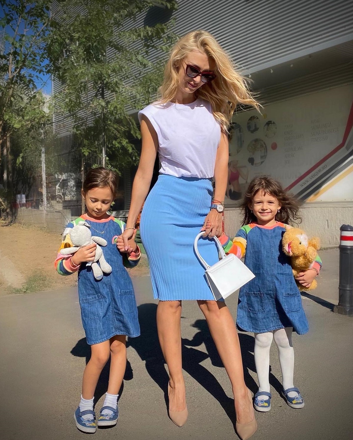 Andreea Bălan și fiicele