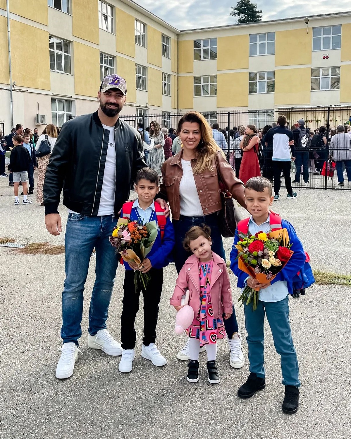 Andrei Stoica și familia